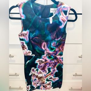 Milly Coco Abstract Printed Sheath Dress